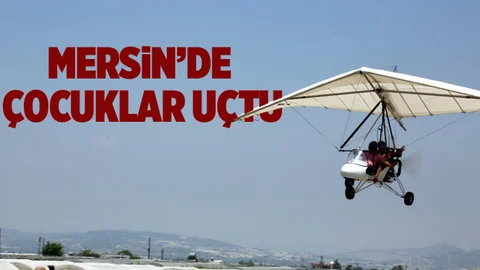 Mersin'de Çocuklar Uçtu