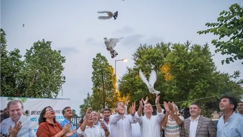 Beyaz Güvercinler "Mersin" İçin Uçuruldu