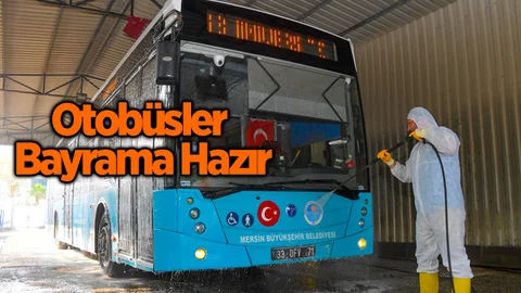 Belediye Otobüslerinde Bayram Temizliği