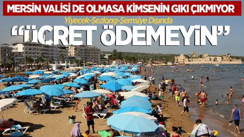Plajlara Giriş Ücreti Vermeyin
