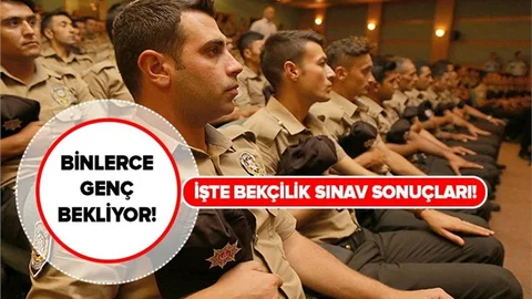 Bekçilik Sınav Sonuçları Açıklandı!
