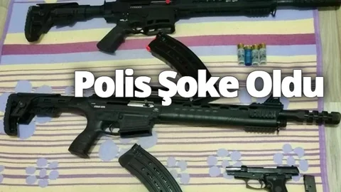 Silah Sıkılan Eve Operasyon Yapan Polis Şoke Oldu