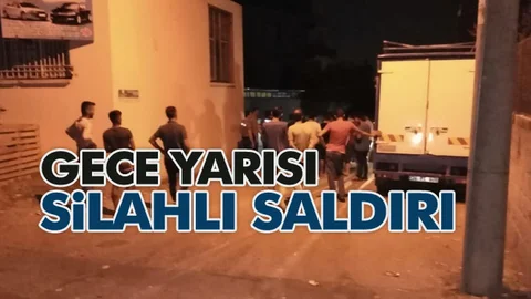 Gece Yarısı Silahlı Saldırı 1 Yaralı