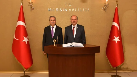 KKTC Başbakanı Tatar, Vali Su’yu Ziyaret Etti