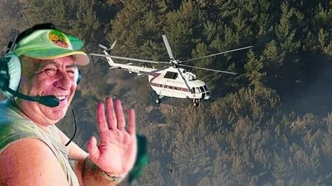 İzmir Yangınında Görev Alan Helikopter Pilotu, Otel Odasında Ölü Bulundu