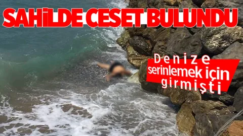 Mersin'de Denizde Ceset Bulundu