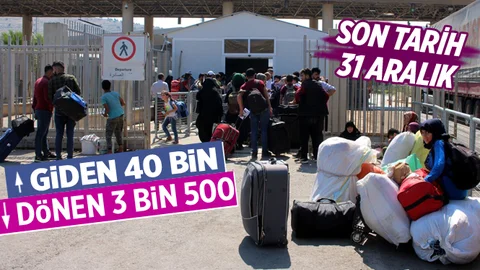 Bayram Tatiline Giden Suriyeliler Türkiye'ye Geri Dönüyor