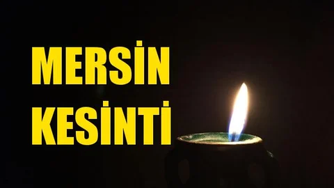 Mersin Elektrik Kesintisi 26 Ağustos Pazartesi