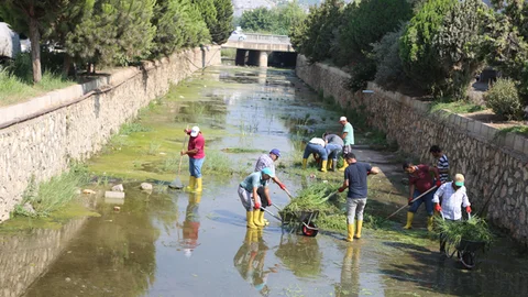 Mersin'de, Derelerin Temizliği İle Kış Aylarına Hazırlanıyor