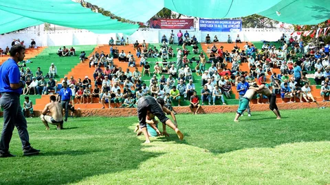 Geleneksel Karakucak Güreşleri’nin Son Durağı Mersin'in Gözne Yaylası Oldu