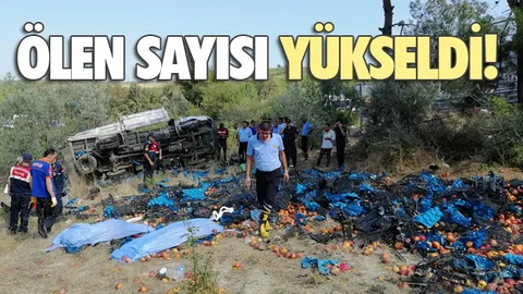 Kamyon Kazasında Ölen Sayısı Yükseldi