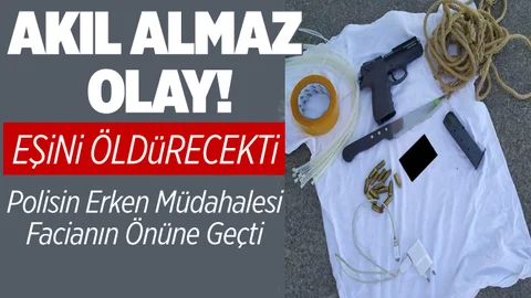 Mersin'e Eşini Öldürmeye Geliyordu!