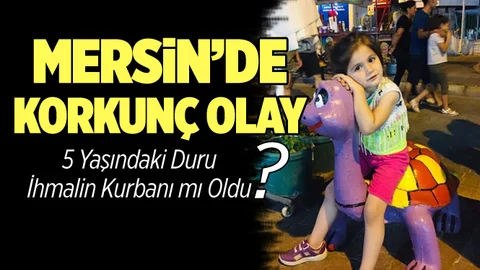 Mersin'de Korkunç Ölüm!