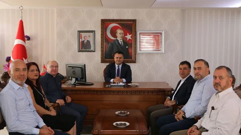 Tarsus TSO'dan, Göreve Yeni Başlayan Tarsus Kaymakamına Ziyaret