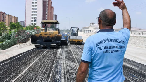 Bekleyen, Caddenin Asfalt Çalışmaları Yapıldı