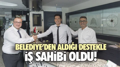 Belediye'den Aldığı Destekle, İş Sahibi Oldu