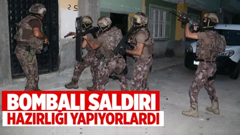 Bombalı Saldırı Hazırlığındaki Teröristler Yakalandı