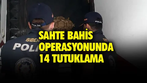 Mersin'deki "Sahte Bahis" Operasyonunda 14 Tutuklama!