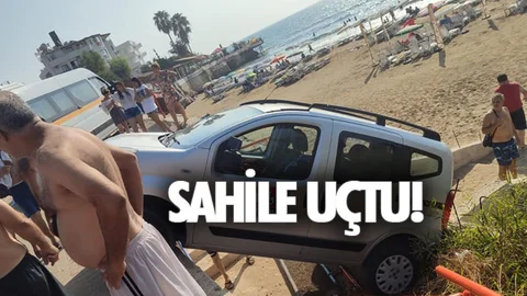 Araç Sahile Uçtu
