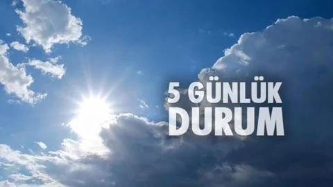 Mersin'in 5 Günlük Hava Durumu Tahminleri