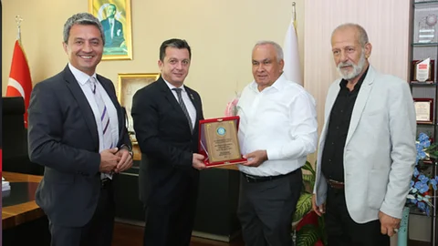 Türk Halkları Medeniyeti Vakfından Tollu’ya Ziyaret