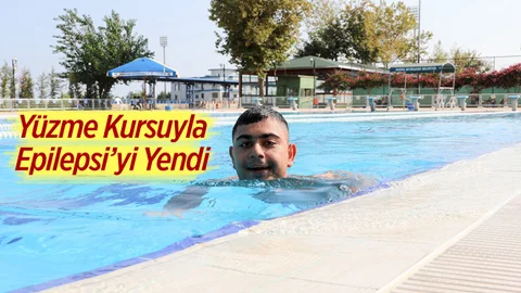 Mert, Yüzme Kurslarıyla Epilepsiyi Yendi