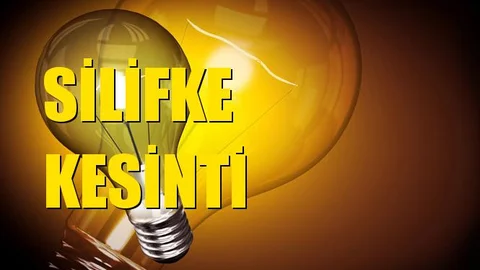 Silifke Elektrik Kesintisi 15 Eylül Pazar