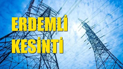 Erdemli Elektrik Kesintisi 19 Eylül Perşembe