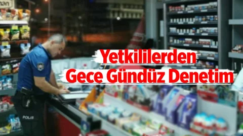 Mersin'de Gece Gündüz Denetim