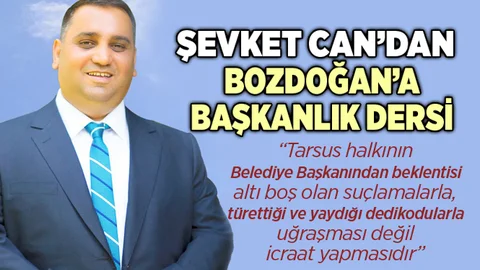 Şevket Can’dan Haluk Bozdoğan’a Başkanlık Dersi