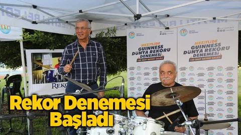 Mersin'de Rekor Denemesi Başladı