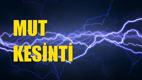 Mut Elektrik Kesintisi 23 Eylül Pazartesi