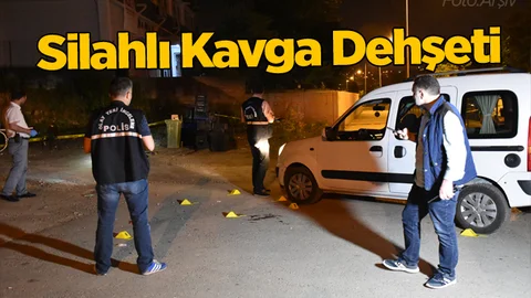 Mersin'de Silahlı Kavga