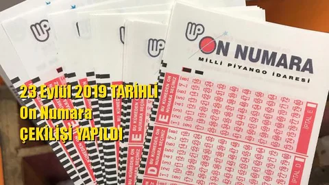 On Numara Sonuçları 23 Eylül 2019 Tarihli Kazandıran Sayılar