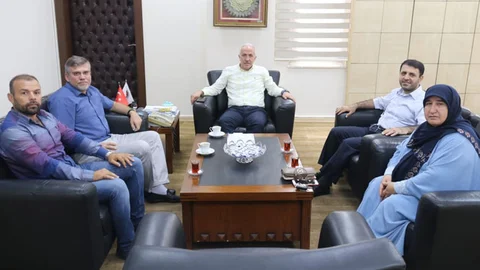 Mersingücü GSK Yönetim Kurulu, Başkan Gültak’ı Ziyaret Etti