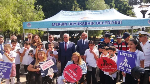 Mersin’de "yaya Güvenliğinin Nöbetçisiyiz" Etkinliği
