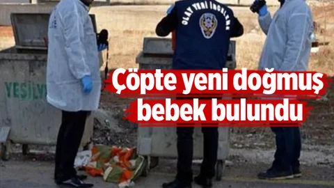 Çöplükte bebek buldular, gözyaşlarına boğuldular
