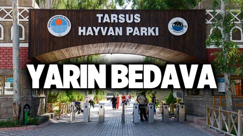 Tarsus Hayvanat Bahçesi Ücretsiz!