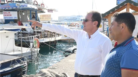 Başkan Seçer, Taşucu Limanı’nda İncelemelerde Bulundu