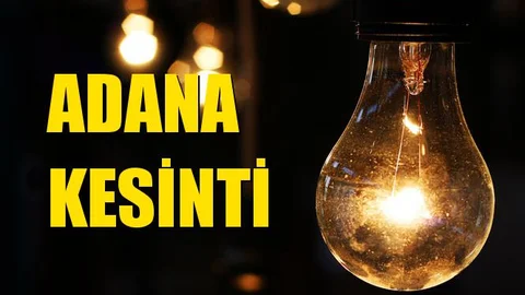 Adana Elektrik Kesintisi 05 Ekim Cumartesi