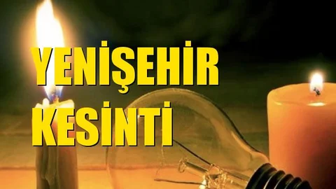 Yenişehir Elektrik Kesintisi 09 Ekim Çarşamba