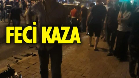 Gece Saatlerinde Feci Kaza