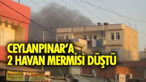 Şanlıurfa Ceylanpınar'a Havan Mermisi Düştü