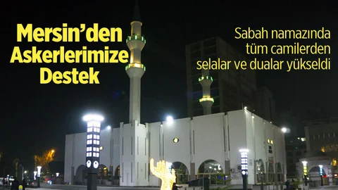 Mersin'den Barış Pınarı Harekatına Destek