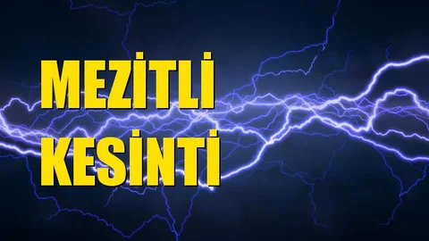 Mezitli Elektrik Kesintisi 11 Ekim Cuma