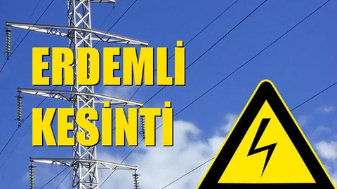 Erdemli Elektrik Kesintisi 13 Ekim Pazar