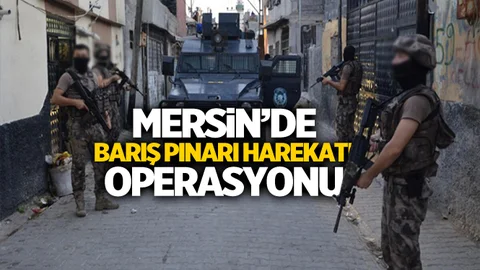 Mersin'de Barış Pınarı Harekatı Operasyonu