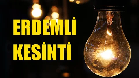Erdemli Elektrik Kesintisi 15 Ekim Salı