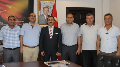 Şen ve Yönetim Kurulu Üyeleri, Emniyet Müdürü Ercan Elbir’i Ziyaret Etti