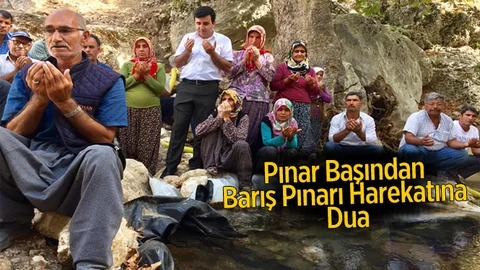 Mersin'de Barış Pınarına, Pınar Başından Dua
